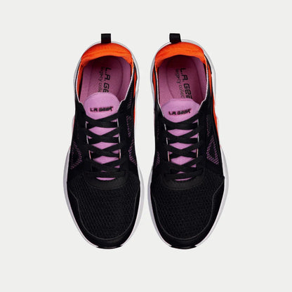 LA Gear Women’s Tarzana Lowtop | Black x Orange