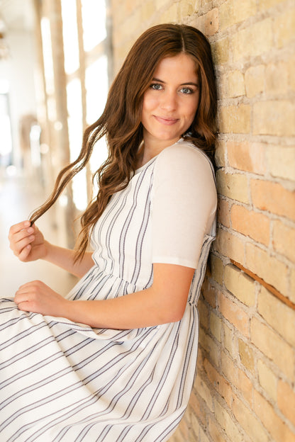 Laken Striped Midi Dress - FINAL SALE