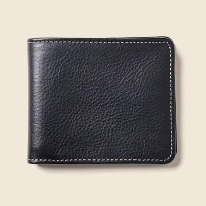 Large Billfold Wallet with RFID protection - Black