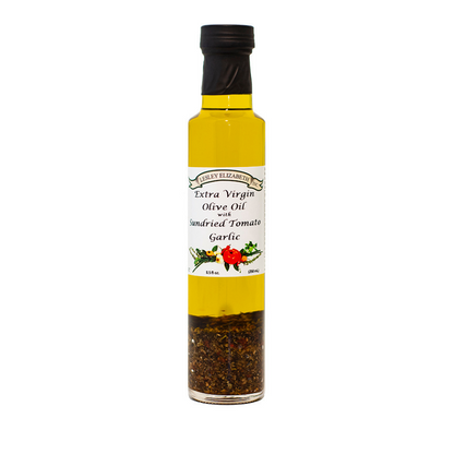 Lesley Elizabeth Extra Virgin Olive Oil with Sundried Tomato & Garlic, Dorica (250mL)