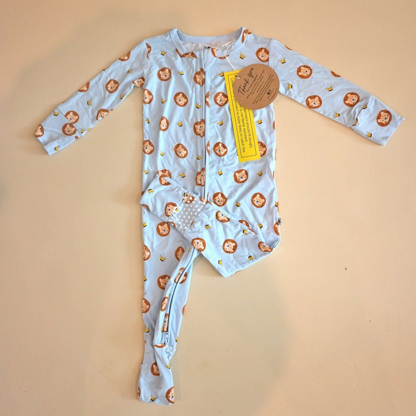 Lions Zip Romper