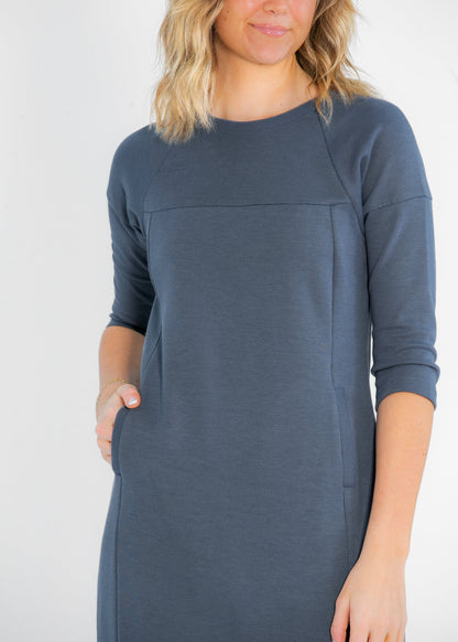 Liv Sweatshirt Midi Dress - FINAL SALE
