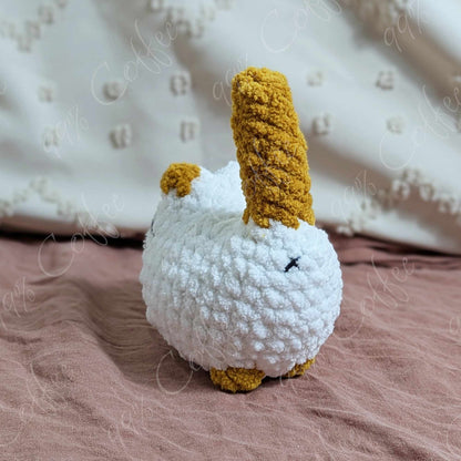 Chubby Siamese Loaf Cat Plushie