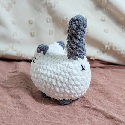 Chubby Siamese Loaf Cat Plushie