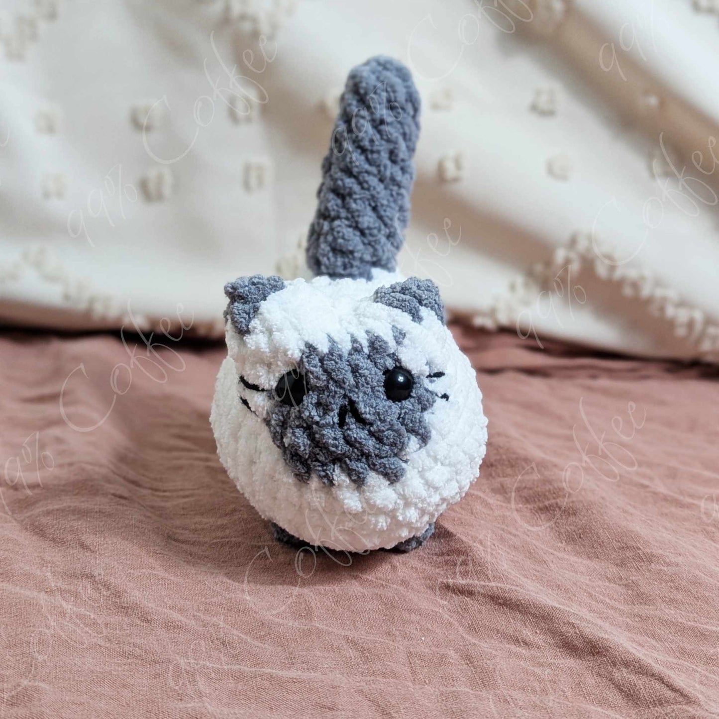 Chubby Siamese Loaf Cat Plushie