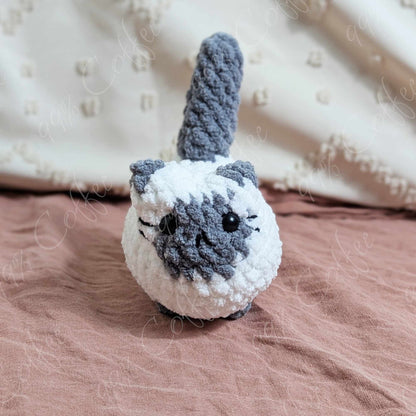 Chubby Siamese Loaf Cat Plushie