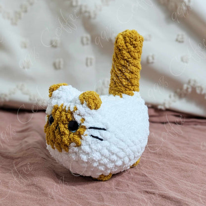 Chubby Siamese Loaf Cat Plushie