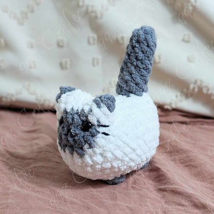 Chubby Siamese Loaf Cat Plushie
