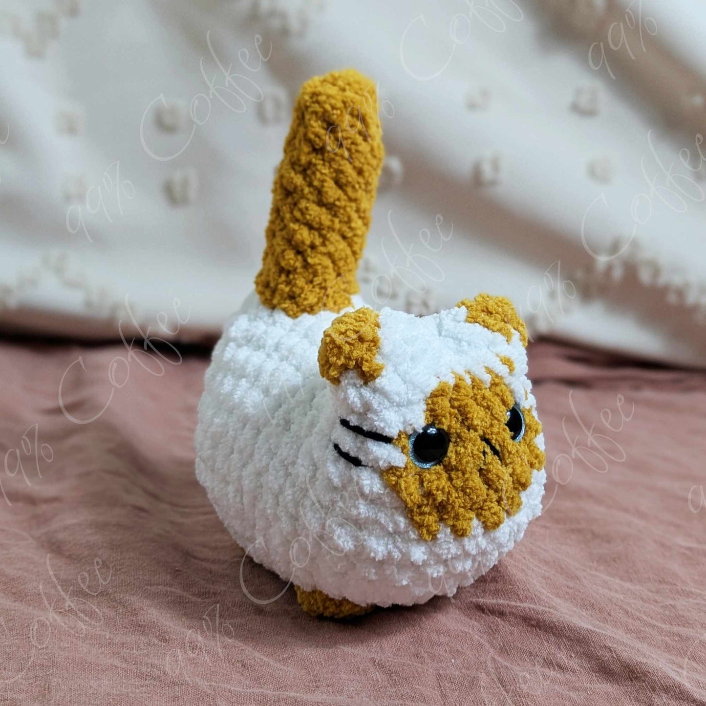 Chubby Siamese Loaf Cat Plushie