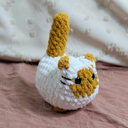 Chubby Siamese Loaf Cat Plushie