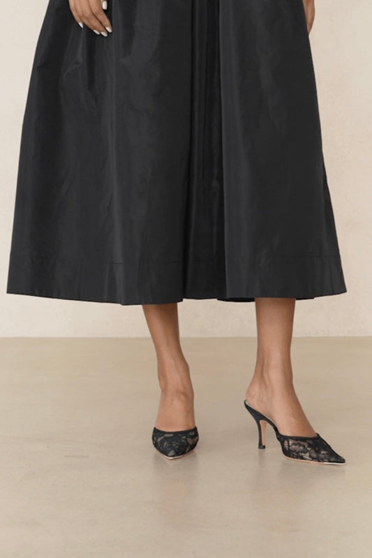 Layla Black-Lace Mule