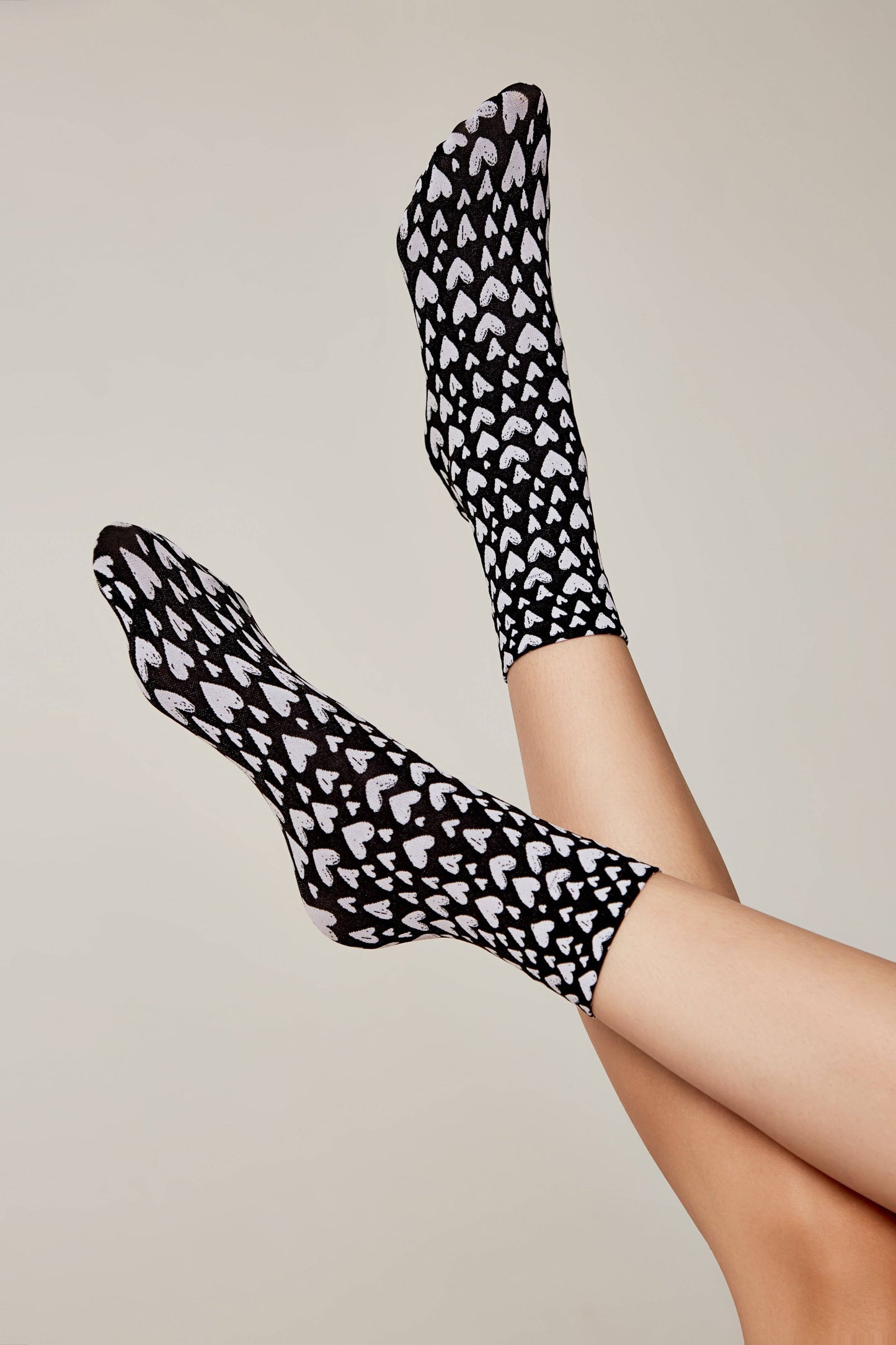 Socks Conte Fantasy - Heart Pattern