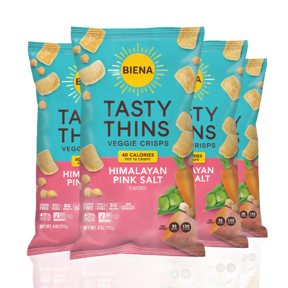 Biena Llc - Himalayan Pink Salt Tasty Thins- Case Of 12-4 Oz