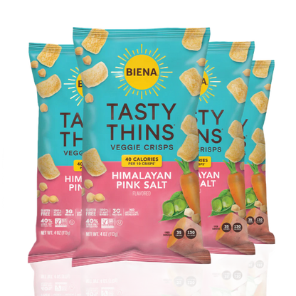 Biena Llc - Himalayan Pink Salt Tasty Thins- Case Of 12-4 Oz