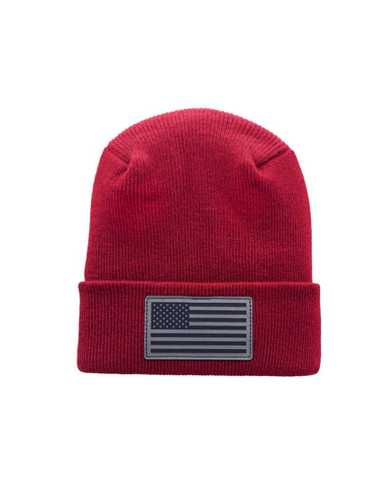 Patented H Stitch Beanie, American Flag Beanie