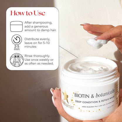 Biotin & Botanicals Deep Condition & Repair Hair Mask