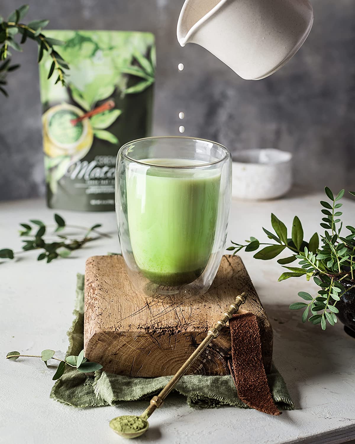 Ceremonial Matcha Green Tea Powder, Authentic Japanese - Premium First Harvest - Energy & Focus - Antioxidant Rich - USDA Organic & Kosher - 4 oz (113g)