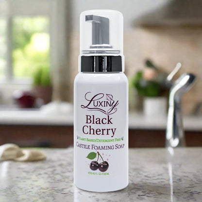 Foaming Hand Soap | Castile Soap | Natural Foaming Soap | Natural Liquid Soap | Black Cherry