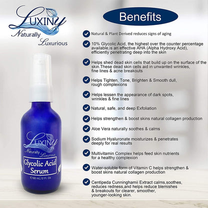 Exfolianting Serum | Glycolic Acid Serum Treatment | Natural Skincare Serum