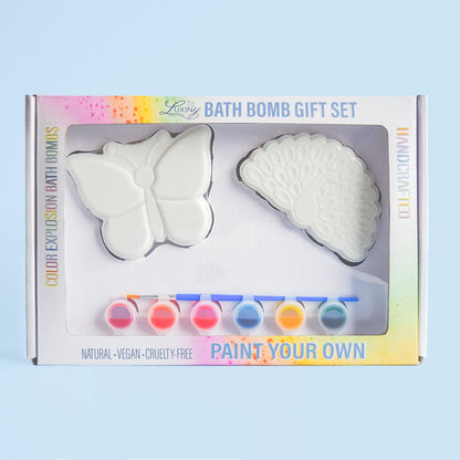 Bath Bomb | Paint Your Own Bath Bombs | Butterfly | Peacock