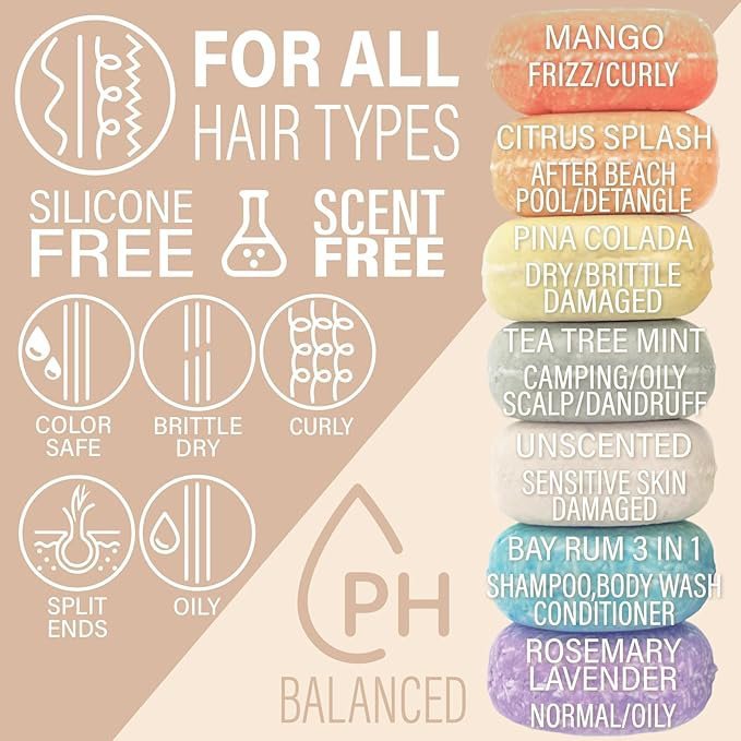 Unscented Shampoo Bar - Strength