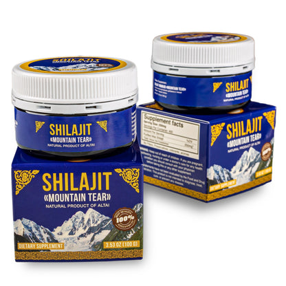Siberian "Mountain Tear" Pure Premium Shilajit Mumijo Resin – 100g