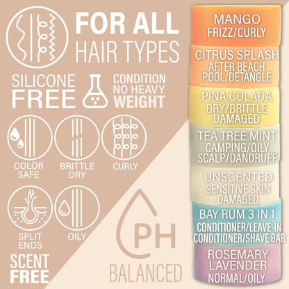 Unscented Conditioner Bar - Strength