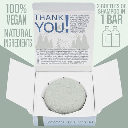 Tea Tree Mint Shampoo Bar - Camping Bar