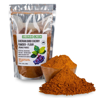 Premium Wild-Harvested Bird Cherry Flour, 300g – Natural & Nutrient-Rich