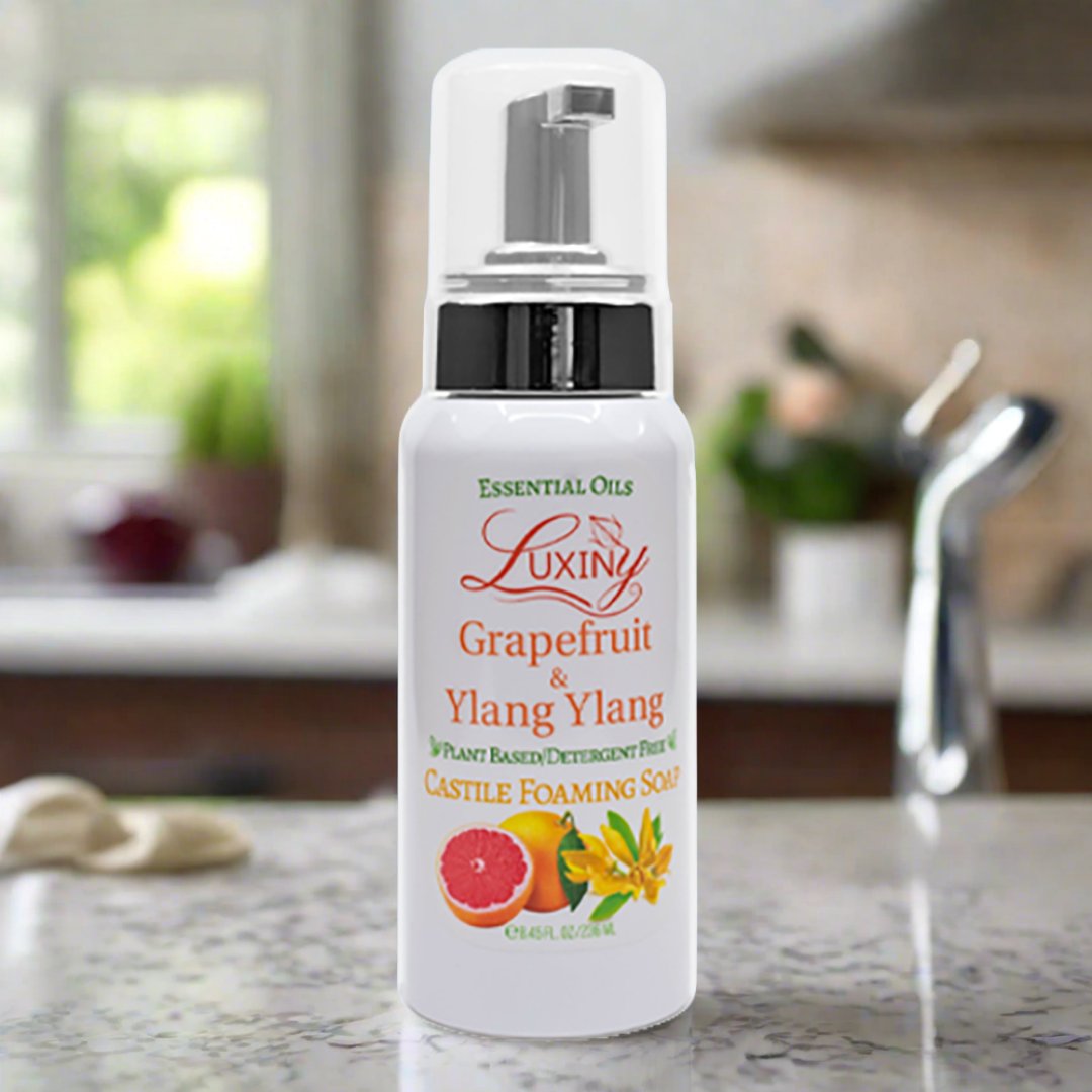 Foaming Hand Soap | Castile Soap | Natural Foaming Soap | Essential Oil Soap | Grapefruit & Ylang Ylang