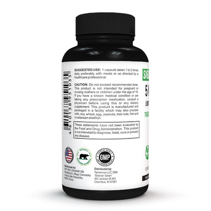 Siberian Green 5 Mushrooms Complex- 60 Vegan Capsules