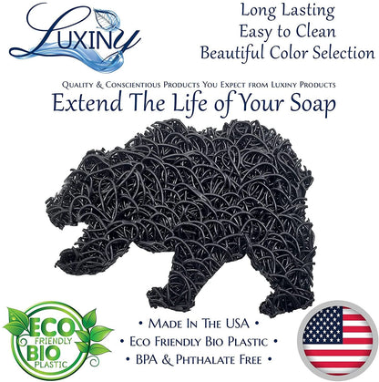 Soap Saver | Soap Rest | Black Colored | Bear Soap Saver