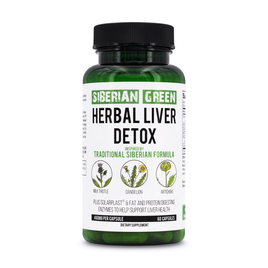 Herbal Liver Detox – Milk Thistle & Artichoke Capsules