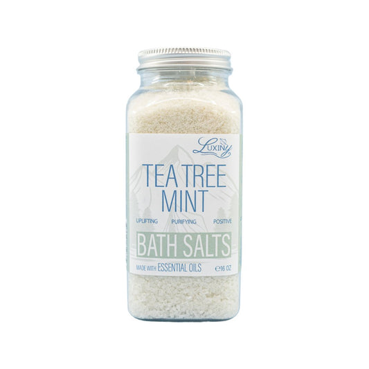 Bath Salts | Tea Tree Mint | Essential Oil | 20 oz