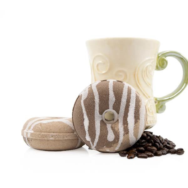 Bath Bomb | Hazelnut Cappuccino Bath Bomb | Donut Bath Bombs