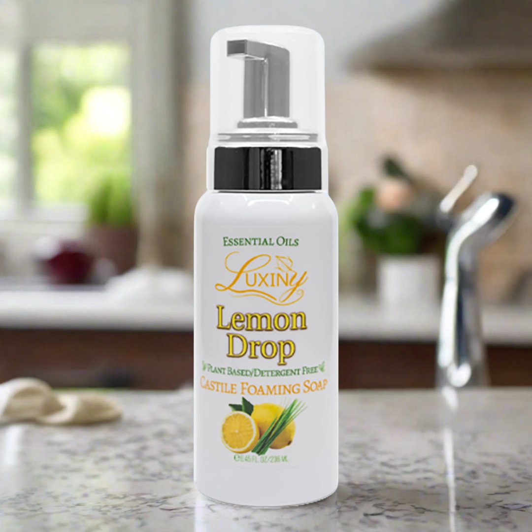 Foaming Hand Soap | Castile Soap | Natural Foaming Soap | Essential Oil Soap | Lemon Drop