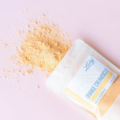Coconut Milk Bath | Bath Fizz | Moisturizing Bath Soak | Orange Creamsicle