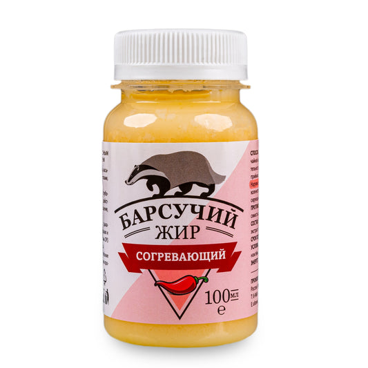 Siberian Badger Fat Cream-Gel – Warming Formula with Eucalyptus, Mint, and Red Pepper | 100ml