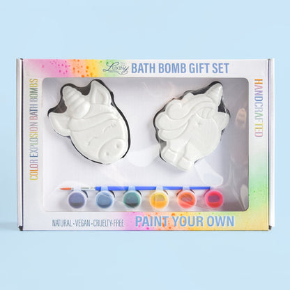 Bath Bomb | Paint Your Own Bath Bombs | Unicorn Head | Unicorn Tail