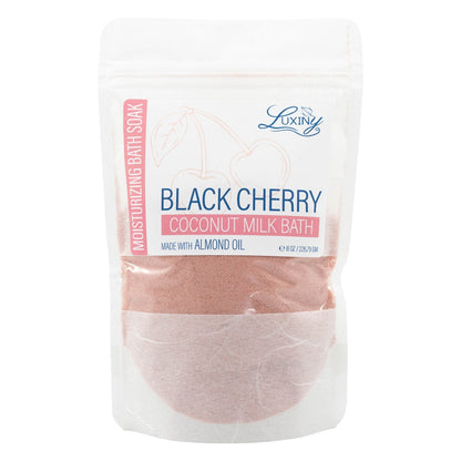 Coconut Milk Bath | Bath Fizz | Moisturizing Bath Soak | Black Cherry