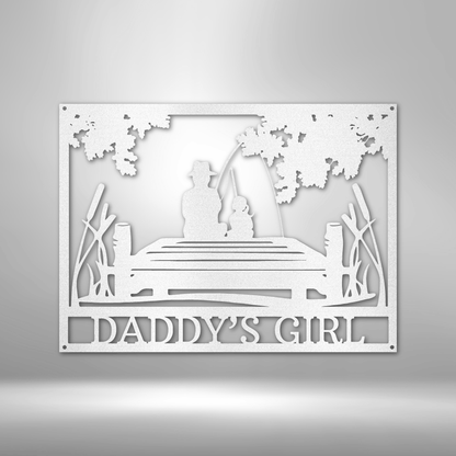 Daddy Daughter Memorial Personalized Gifts - Custom Metal Sign