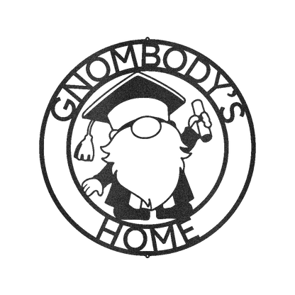 Gnome Graduation Gift Personalized Gifts - Custom Metal Sign