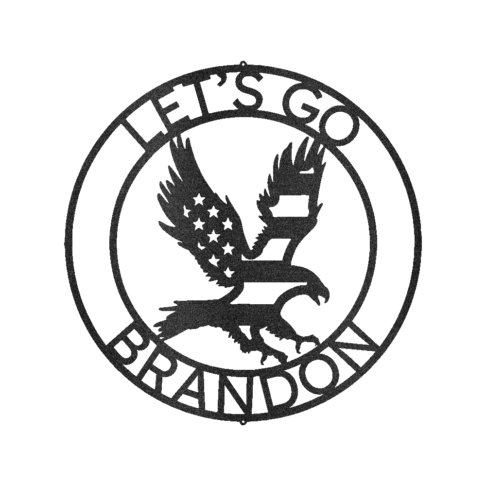 Let's Go Brandon Personalized Gifts - Custom Metal Sign