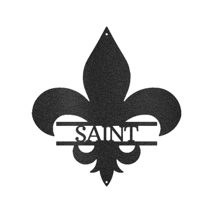 Classic Fleur De Lis Personalized Gifts - Custom Metal Sign