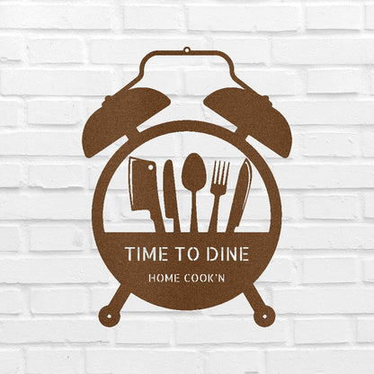 Food Time Personalized Gifts - Custom Metal Sign