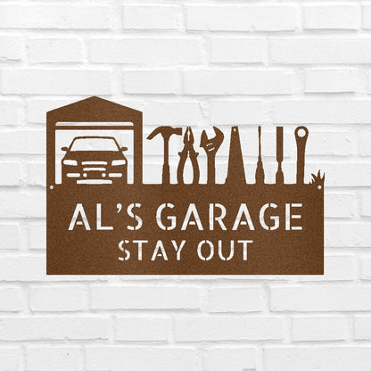 Handyman Shop Personalized Gifts - Custom Metal Sign