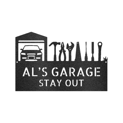 Handyman Shop Personalized Gifts - Custom Metal Sign