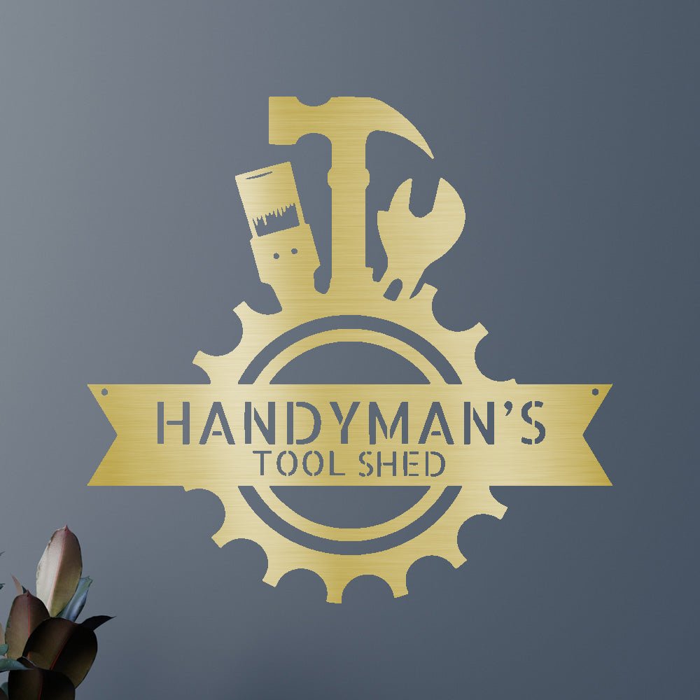 Handyman Shop Personalized Gifts - Custom Metal Sign