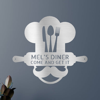 Home Chef Personalized Gifts - Custom Metal Sign