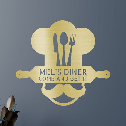 Home Chef Personalized Gifts - Custom Metal Sign